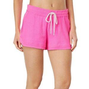 PJ Salvage Take me to Tulem Barbie Pink Terry Cloth Shorts! Size XL BNWT